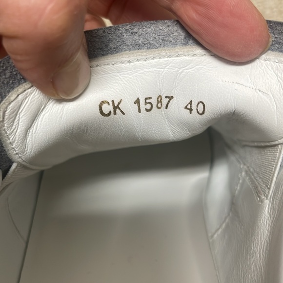 Authentic D&G Dolce& Gabbana Italy Portofino Sneakers  logo Sz40 White L… - Picture 14 of 15